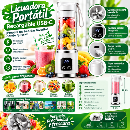 🥤Licuadora Portátil Usb-c🍓
