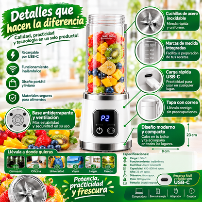 🥤Licuadora Portátil Usb-c🍓